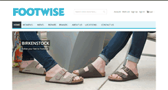 Desktop Screenshot of footwise.com